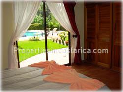 Costa Rica beach and golf, golf course, tambor, nicoya peninsula real estate, turnkey home for sale, gated community, fauna, nature, tropical, swimming pool, 1486