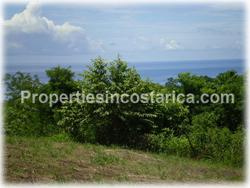 Costa Rica lot for sale, ocean view, road access, Cobano, Montezuma, water supply, electricity, telephone, internet, wide band, fruit trees,