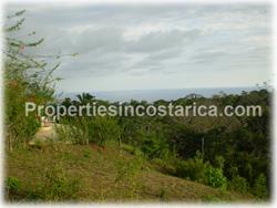 Costa Rica lot for sale, ocean view, road access, Cobano, Montezuma, water supply, electricity, telephone, internet, wide band, fruit trees,