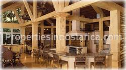 Costa Rica mountain home, unique home, theater, sound system, log, cedar, fine wood, house with forest, house with waterfall, best, house with river, house with pond, for sale, movie, game room, 1629