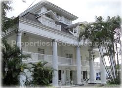 Escazu mansion, Escazu luxury, for sale, unique, Escazu hills, over a million, rare opportunity, Palladian architecture, mountain view, compound, laundry room, employee cafeteria, maintenance room, gardener room, accounting building, swimming pool, 1485