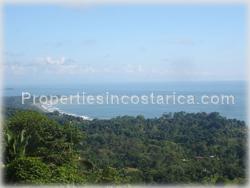 Lot for sale, Dominical lot, investment, opportunity, views, surfing, flat area, hill, ocean, Pacific, residential lot, 1475