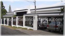 Escazu luxury home, for sale, large home, pool, jacuzzi, mountain view, valley view, furnished, location, security, 1646