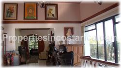 Escazu luxury home, for sale, large home, pool, jacuzzi, mountain view, valley view, furnished, location, security, 1646
