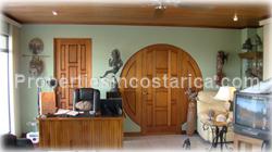 Escazu luxury home, for sale, large home, pool, jacuzzi, mountain view, valley view, furnished, location, security, 1646