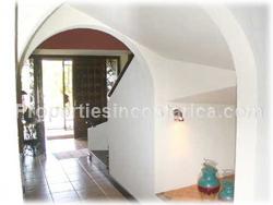 Costa Rica mediterranean h ome, 2 story, garden, Mediterranean architecture, access, airport, schools, malls,
