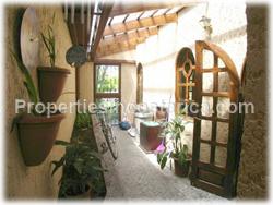 Costa Rica mediterranean h ome, 2 story, garden, Mediterranean architecture, access, airport, schools, malls,