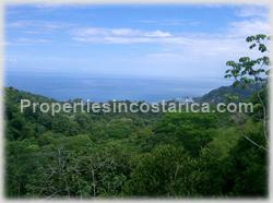Lot for sale, Dominical ocean view lot, residential lot, Dominical real estate, Dominical Pacific ridge, Costa Rica ocean view land, airport, beachm internet service, 1476