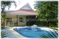Upscale home, steps away from Tambor beach