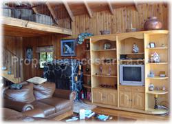 Heredia mountain estate, country house, Costa Rica chalet, for sale, Heredia real estate, furnished, mountain view, valley view, wood, 1543